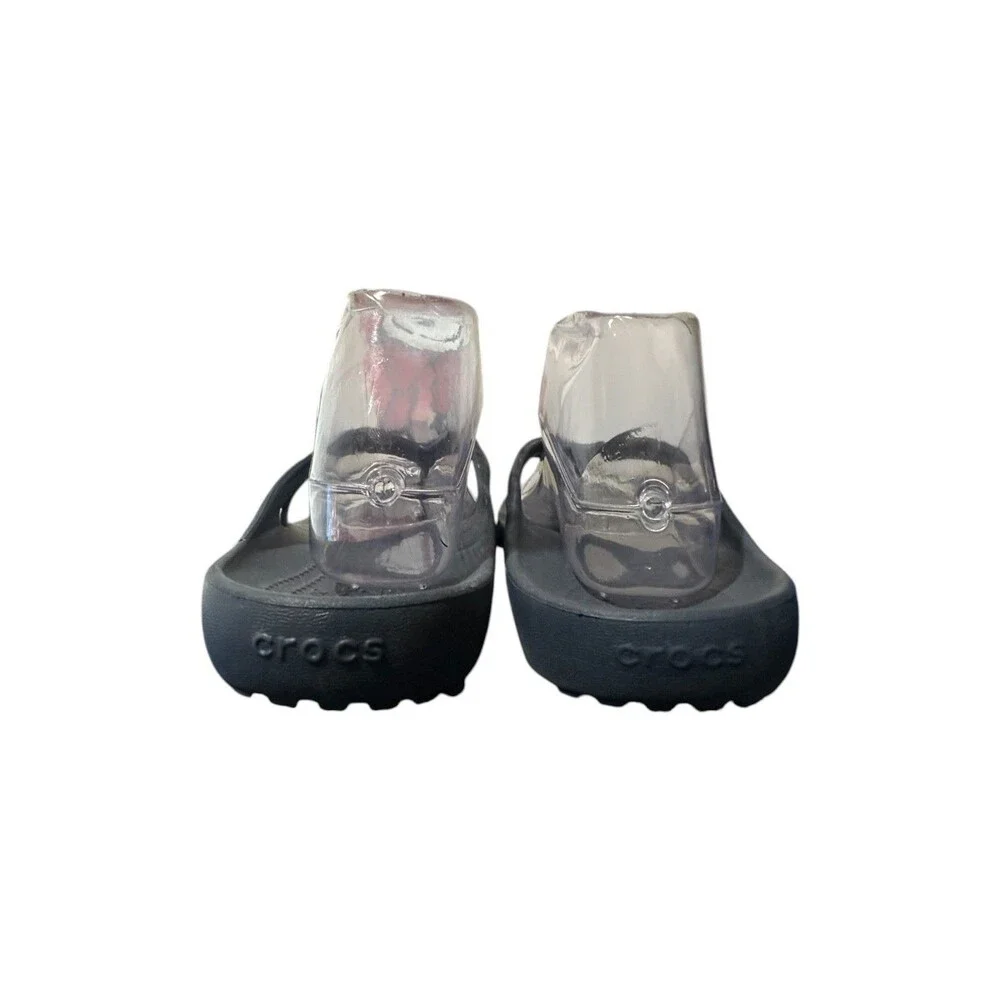 Crocs Sandals Womens 10 Kadee II Flip Flop Thong Navy Toe Post Casual 202492